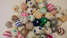 Load image into Gallery viewer, 2.5cm Jumbo Dots and Swirls Felt Balls - EY