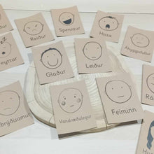 Load image into Gallery viewer, Icelandic Emotion Flashcards
