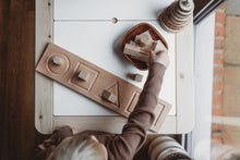 Load image into Gallery viewer, shape tracing board - montessori learning resource