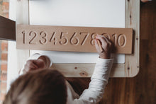 Load image into Gallery viewer, Wooden number board with tracing stick