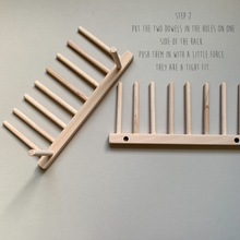 Load image into Gallery viewer, wooden board stand instructions