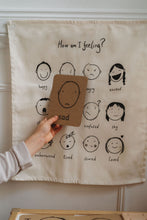 Load image into Gallery viewer, Emotions wall hanging and emotions flashcards