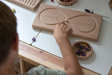 Load image into Gallery viewer, Infinity breathing board, wooden mindfulness resource