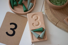 Load image into Gallery viewer, Number counting trays and flashcards from the Little Coach House
