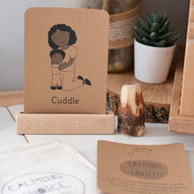 Load image into Gallery viewer, wellbeing flashcards my calming choice and stand