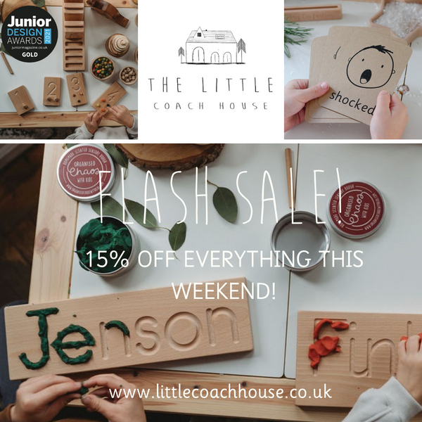 Flash Sale this weekend at The Little Coach House!!