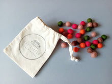 Load image into Gallery viewer, 1cm felt balls in Autumn colours, The Little Coach House