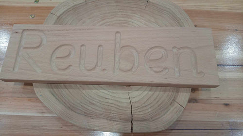 SALE - Reuben Name board single sided - SURPLUS