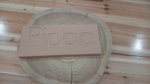 SALE - Single Sided Name board - Pippa - SURPLUS STOCK