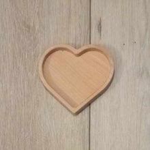 Load image into Gallery viewer, wooden heart sensory tray