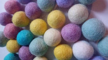 Load image into Gallery viewer, 2.5cm Jumbo Felt Balls - Pastel (Spring, Easter)