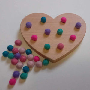 1cm Mini Felt Balls - Fantasy (blues/pinks)