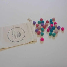 Load image into Gallery viewer, 1cm Mini Felt Balls - Fantasy (blues/pinks)