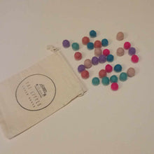 Load image into Gallery viewer, 1cm Mini Felt Balls - Fantasy (blues/pinks)