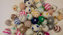 Load image into Gallery viewer, 2.5cm Jumbo Felt Balls - Dots and Swirls!