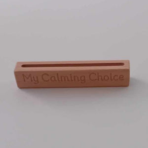 My calming choice flashcard stand