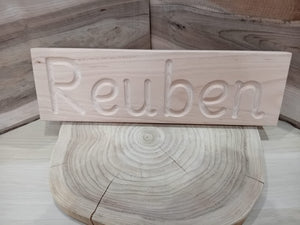 SALE - Reuben Name board single sided - SURPLUS