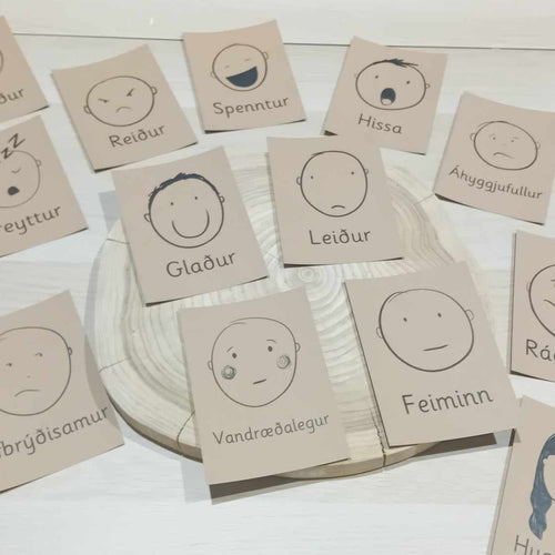 Icelandic Emotion Flashcards