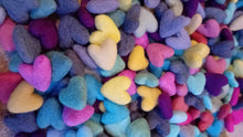 Load image into Gallery viewer, Felt hearts set - loose parts play