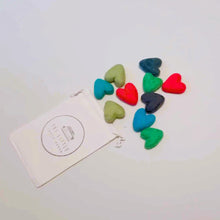 Load image into Gallery viewer, Felt hearts set - loose parts play