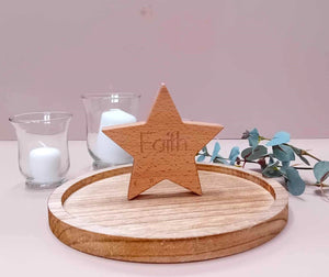 Star Decoration - Love, Joy, Hope, Peace, Faith