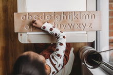 Load image into Gallery viewer, Wooden alphabet tracing board the little coach house