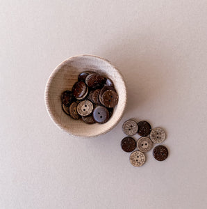 coconut shell buttons