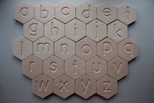 Load image into Gallery viewer, alphabet tiles - wooden montessori learning resource