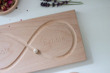 Load image into Gallery viewer, Infinity breathing board, wooden mindfulness resource