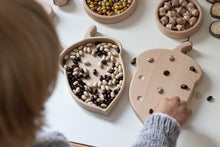 Load image into Gallery viewer, Autumn early years play Wooden acorn