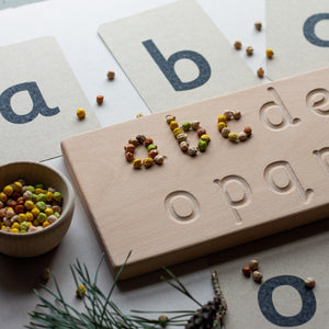 wooden alphabet board, The Little Coach House