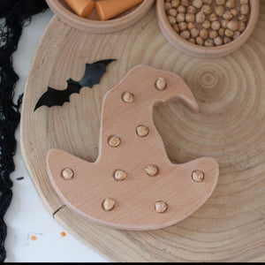 witches hat fine motor board