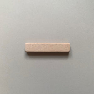 plain wooden flashcard stand
